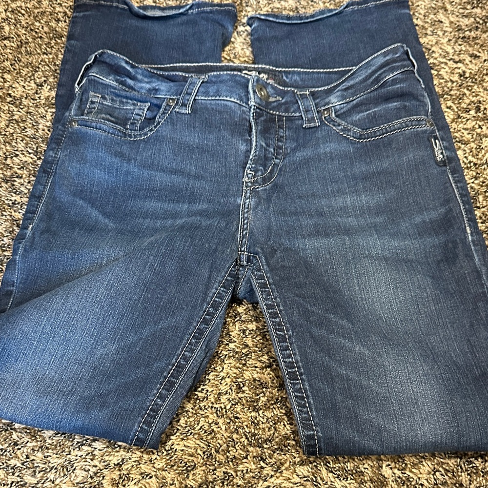 Silver Aiko slim Bootcut Jeans